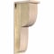 Ekena Millwork Crestline Rough Sawn Corbel w/Backplate, Douglas Fir, 8"W x 12"D x 28"H COR08X12X28CRE01RDF - alternate 1